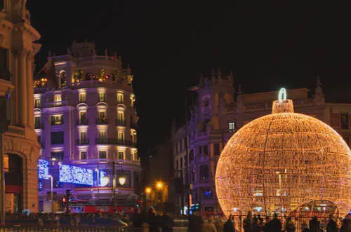 luces navidad madrid - luces de navidad en madrid - encendido alumbrado navideño madrid - navidad en madrid